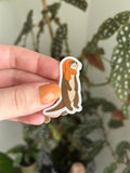 Otter wearing a balaclava sticker